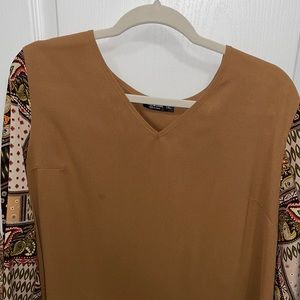 Brown blouse